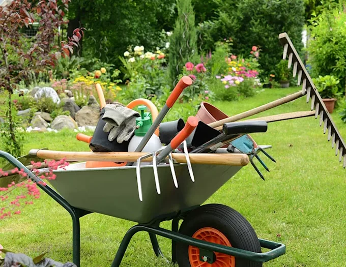 herramientas para jardinería