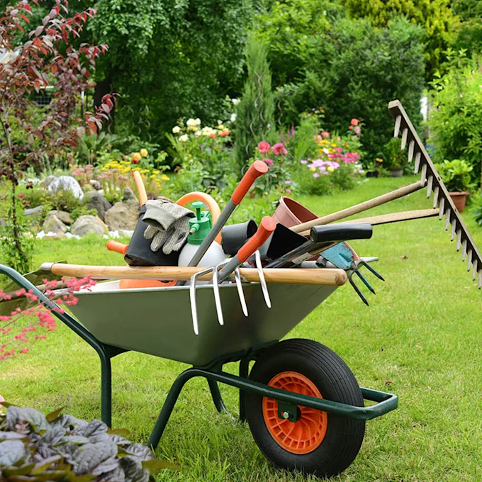 herramientas para jardinería